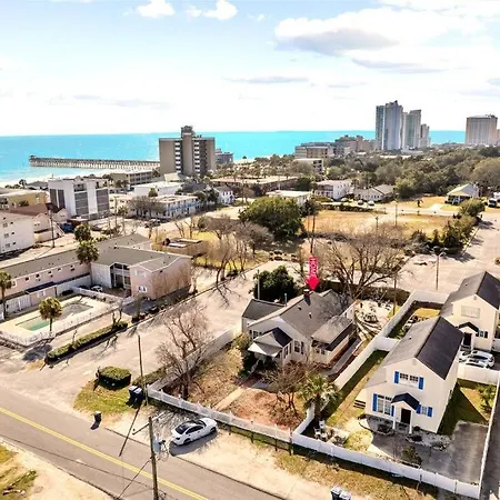 ﻿Charming Centrally Located Ocean View W Huge Private Yard, Patio, Firepit, & Bbq Myrtle Beach Exterior photo
