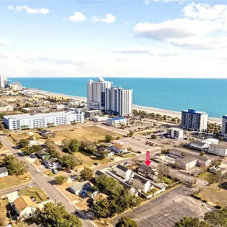 ﻿Charming Centrally Located Ocean View W Huge Private Yard, Patio, Firepit, & Bbq Myrtle Beach Exterior photo
